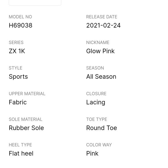 OBO Zx ADIDAS 1K Boost Orange 6.5 - Picture 6 of 6